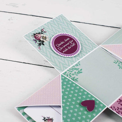 Mit liebevollen Texten beschriftet