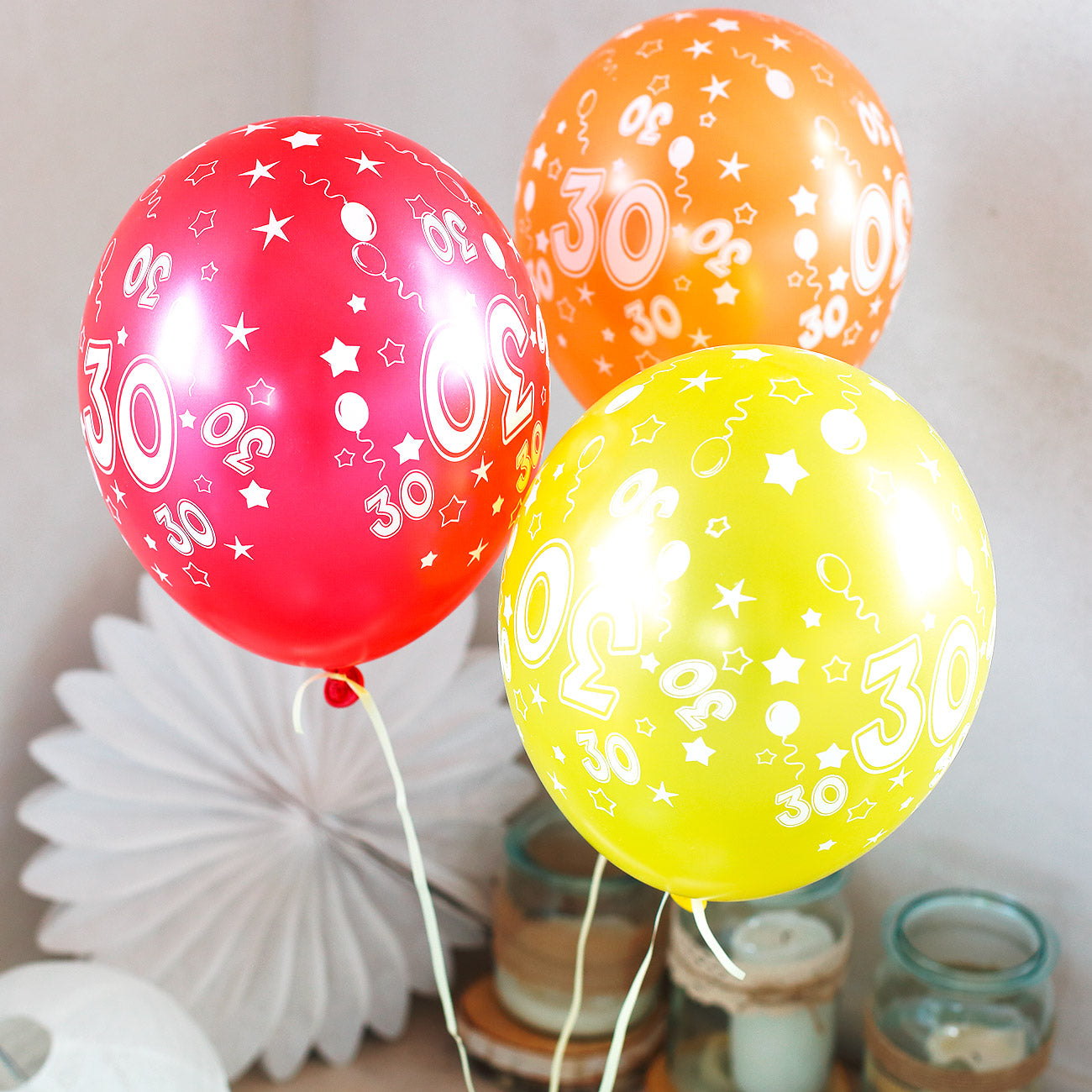 Deko zum 30. Geburtstag