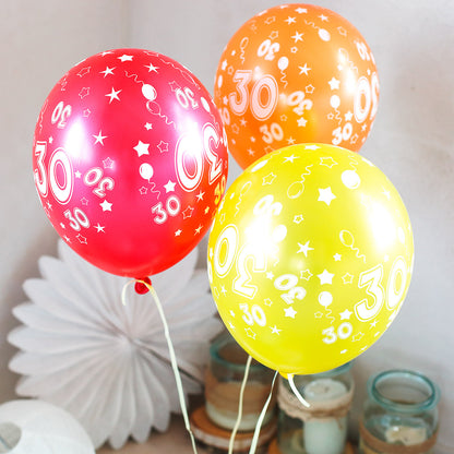Deko zum 30. Geburtstag