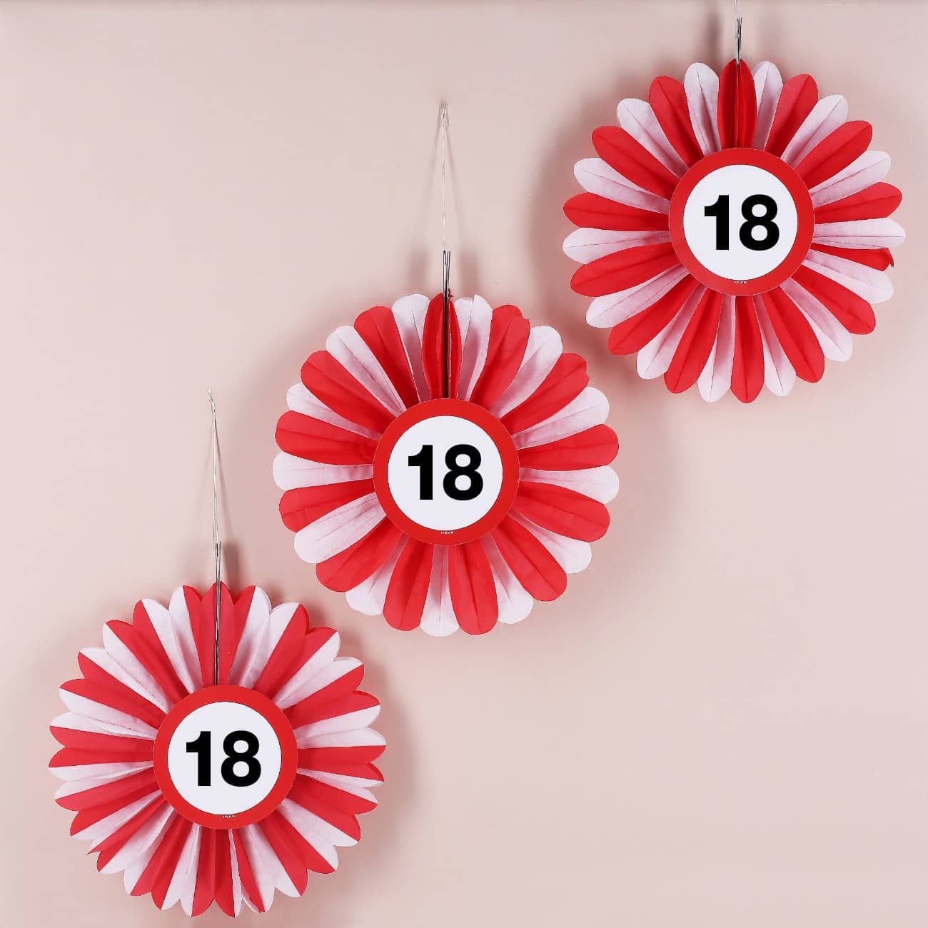 Waben Dekoration zum aufhängen