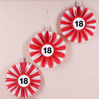 Waben Dekoration zum aufhängen