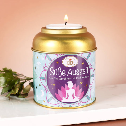 Wunderschöne Dose mit Teelicht