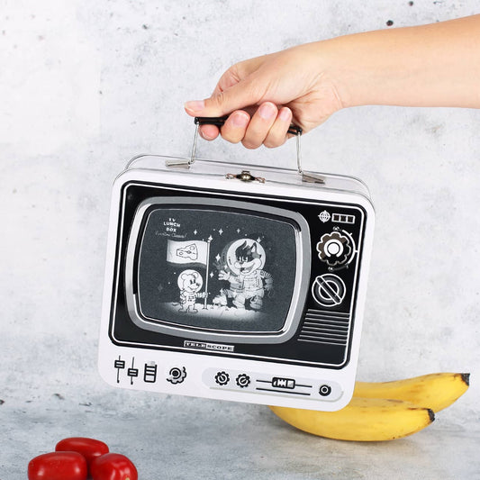 Lunchbox mit 3D-RasterbIld