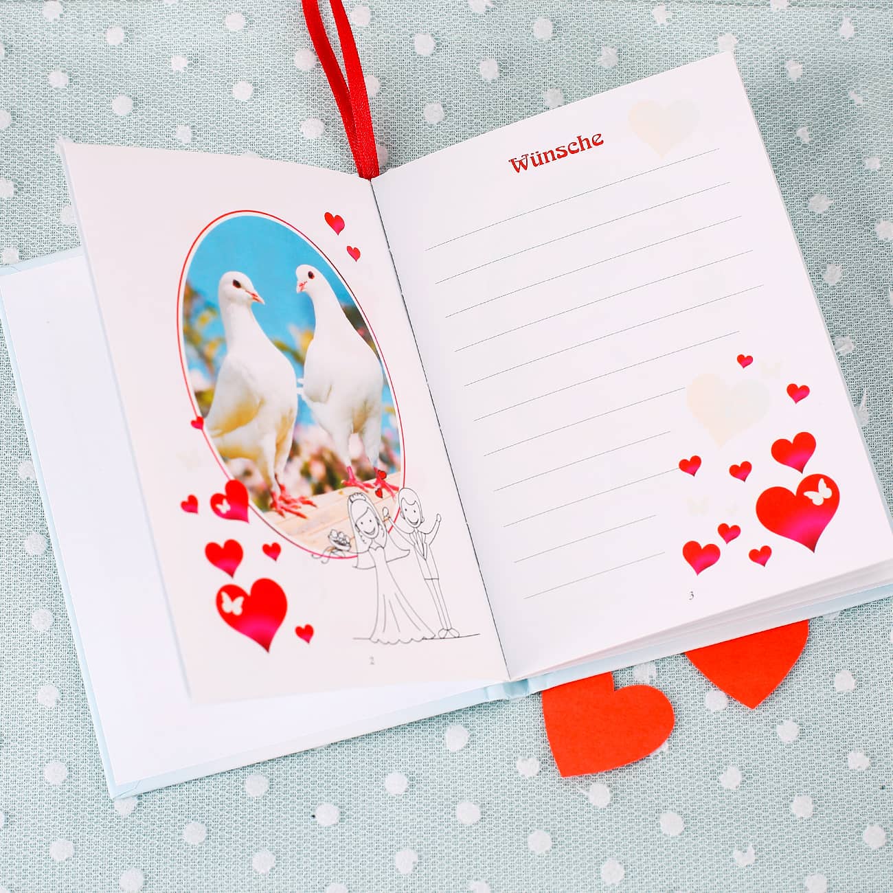 mit Platz für persönliche Glückwünsche...