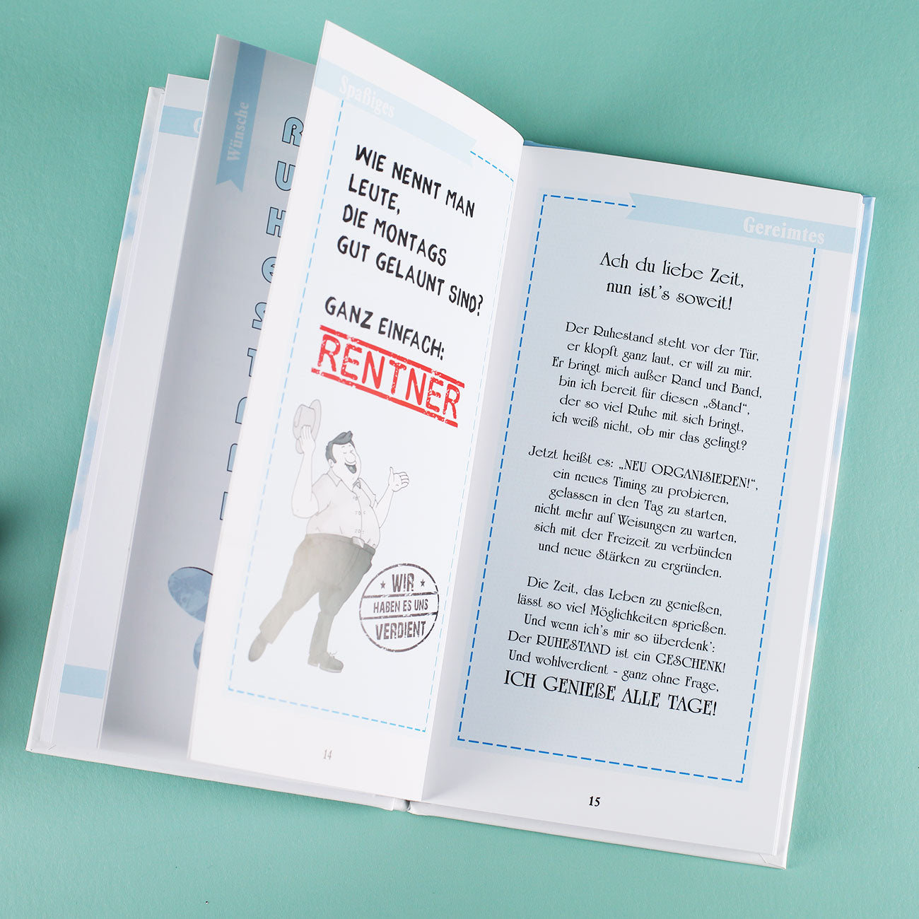 Humorvoller Inhalt zur Rente