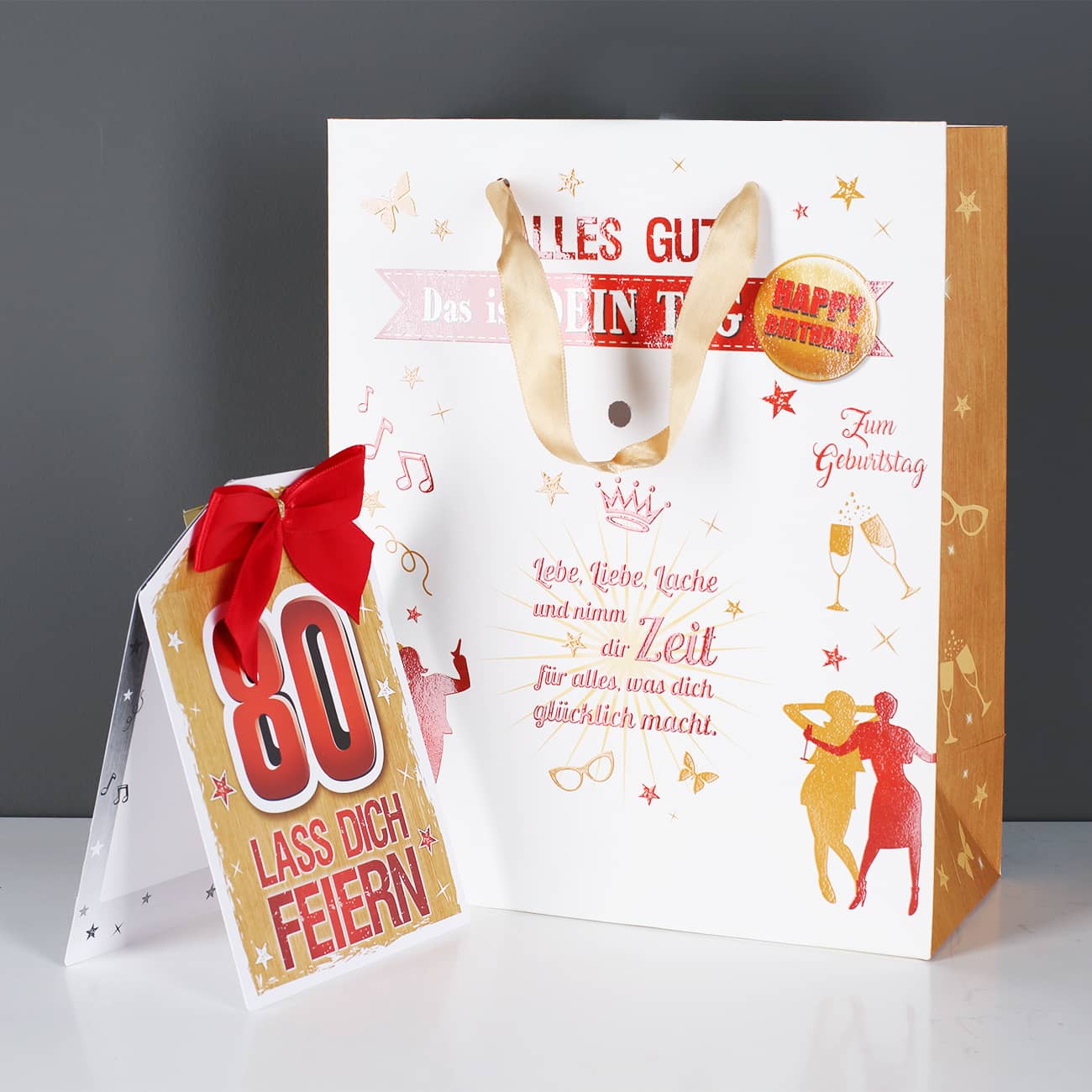 Geschenktasche inkl. Karte zum Beschriften