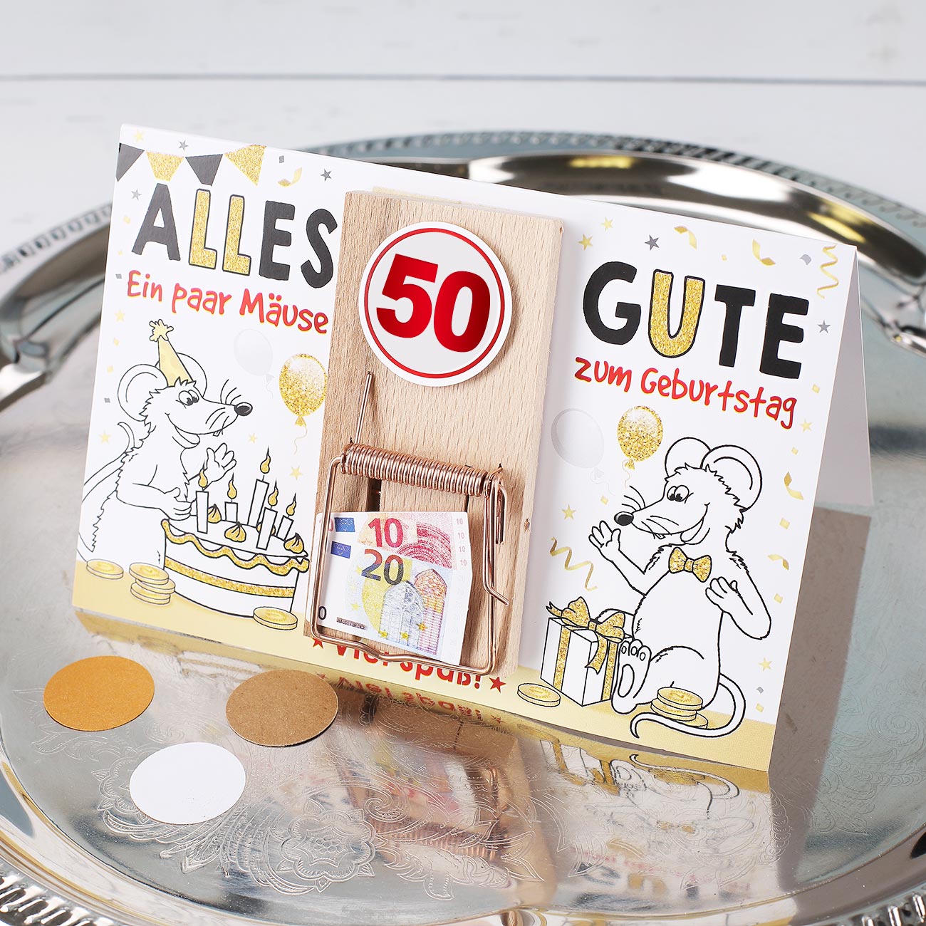 Ein paar Mäuse zum 50. Geburtstag