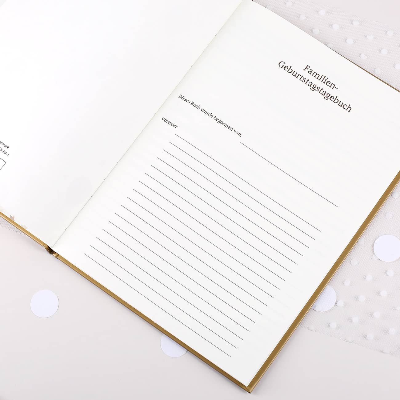 Geburtstagstagebuch für die ganze Familie