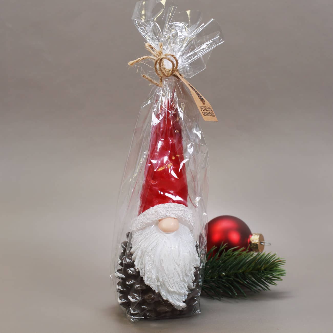Kerze als Weihnachtswichtel in 2 Größen