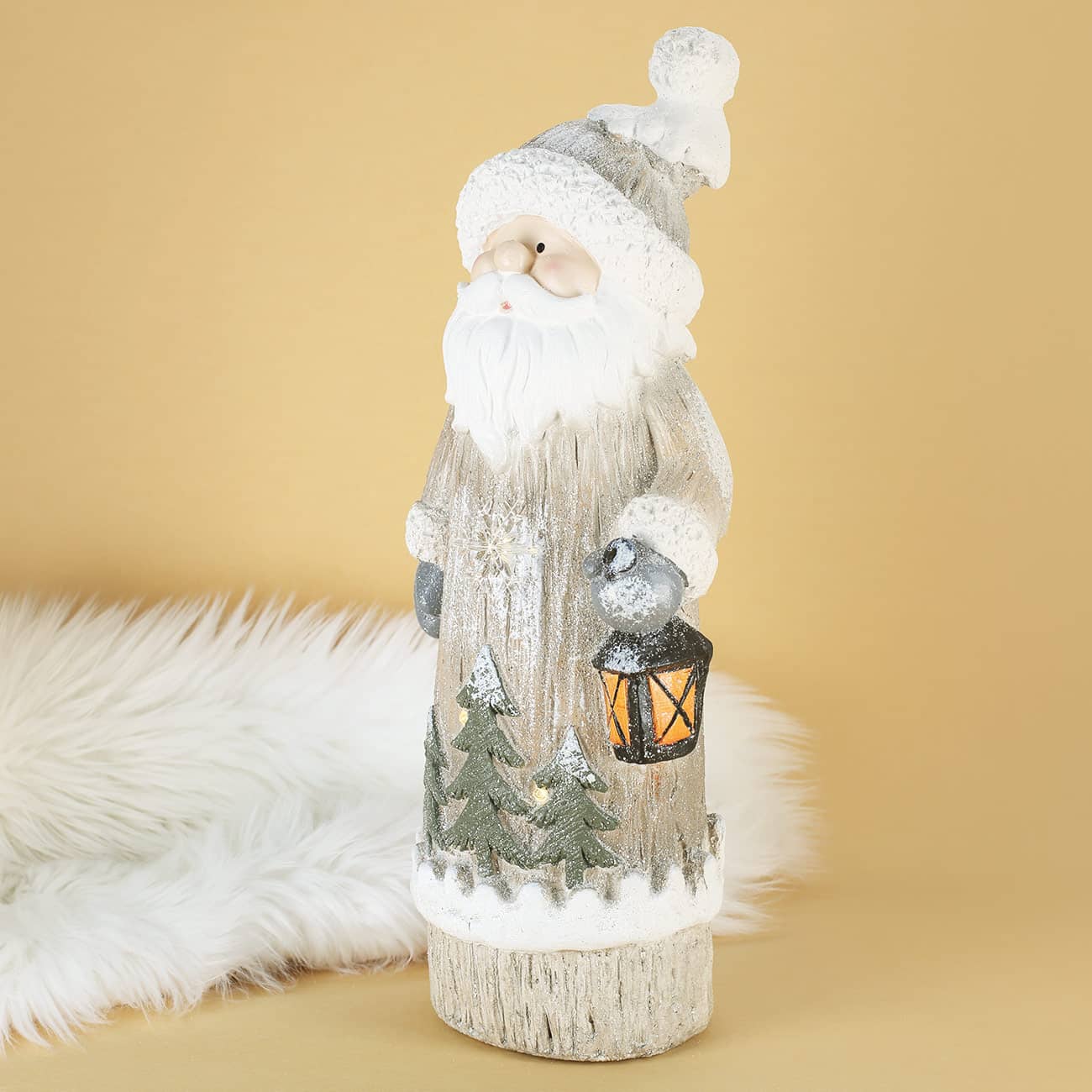 Großer Weihnachtsmann mit Leuchtelementen