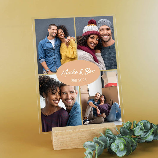 Acrylfoto mit 4 Bildern bedruckt