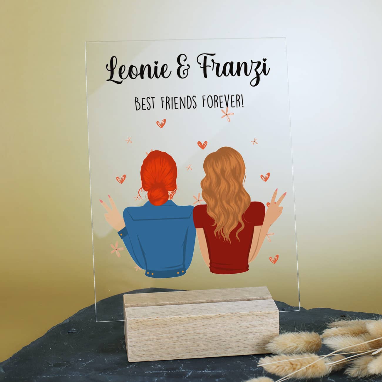 Figuren & Text nach Ihren Wünschen konfiguriert