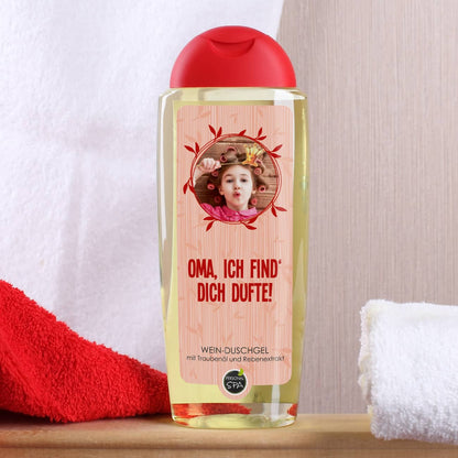 Duschgel mit Ihrem Foto und Wunschtext