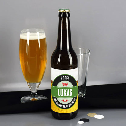 Flaschenaufkleber zum Geburtstag für Männer
