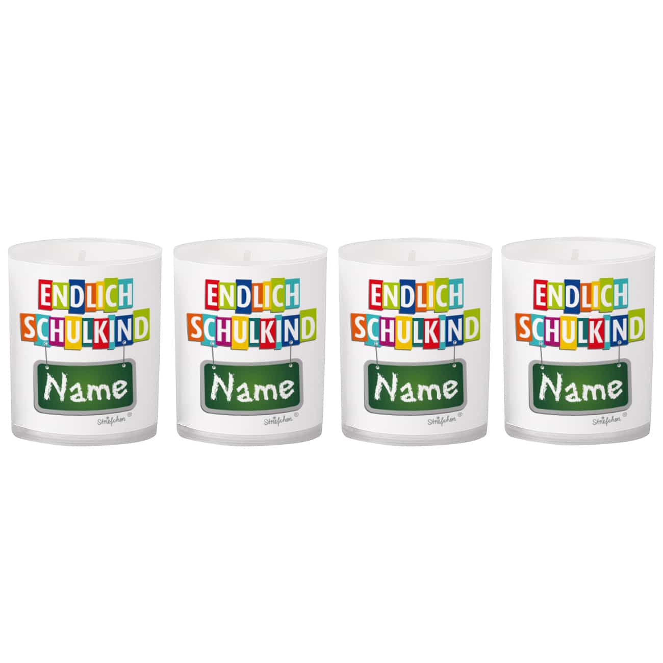 Mit Namensaufdruck