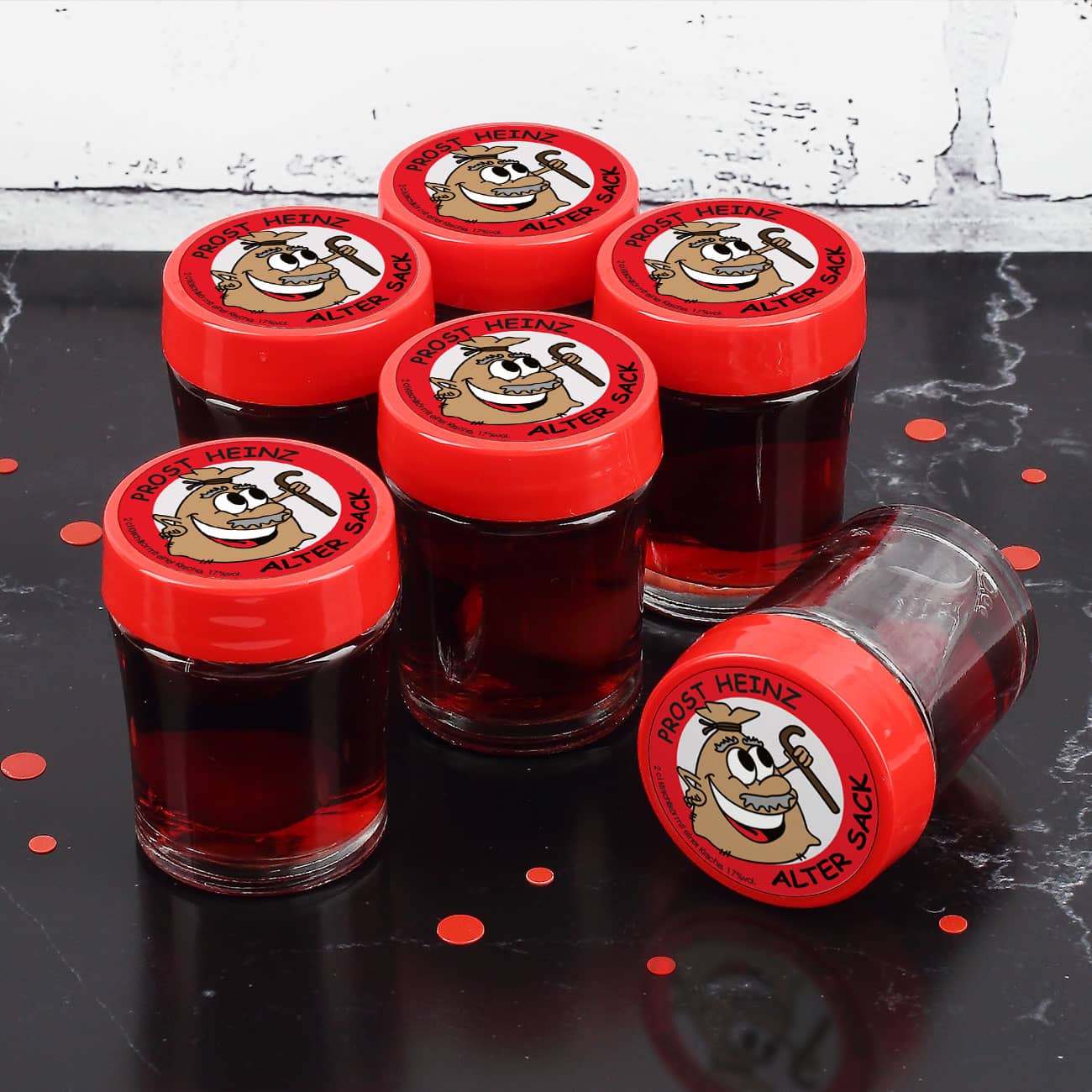 Kirschlikör im 6er Set zum Geburtstag