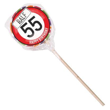 Persönlicher Lolli zum Geburtstag