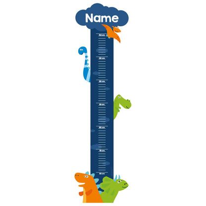 Selbstklebender Wachstumsmesser mit Namensaufdruck