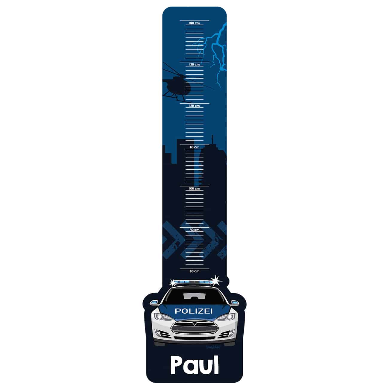 Polizei Messlatte für Kinderzimmer