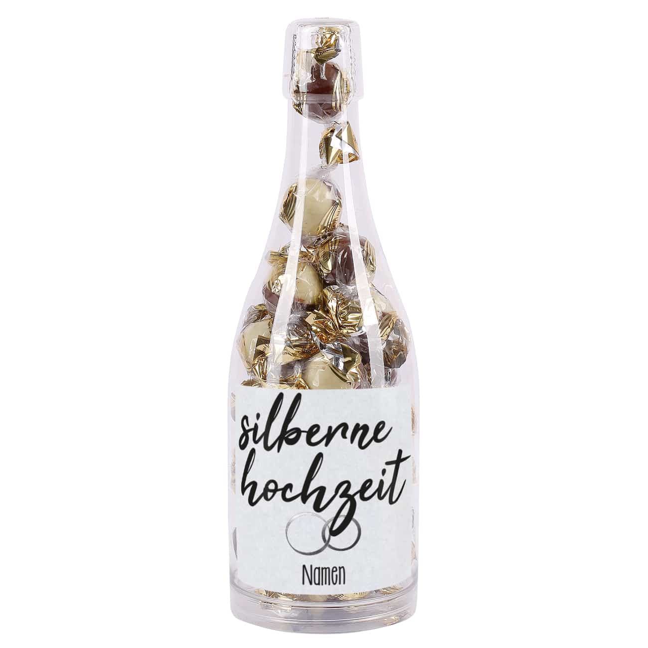 Etikett mit Namensaufdruck