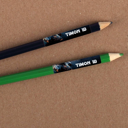 100 Namenssticker mit Raumschiff im Weltall