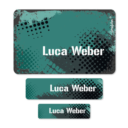 Namensaufkleber für die Schule oder Studium