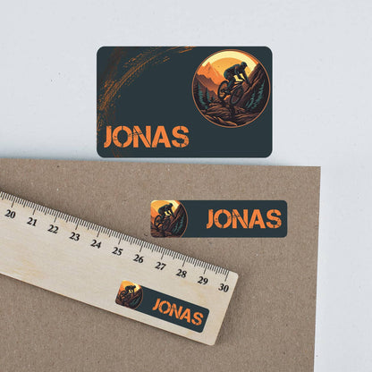 Schulaufkleber Mountainbike