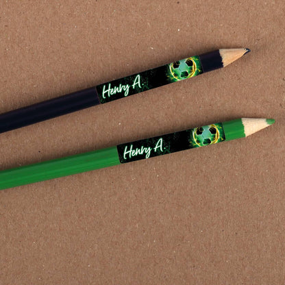 Fußball - Sticker mit Name, wasserfest (100 Stück)