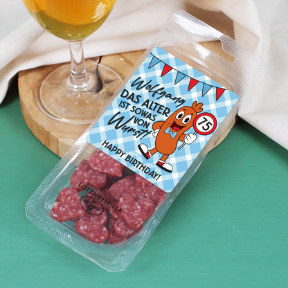 Mit Alter und Name nach Wunsch bedruckt