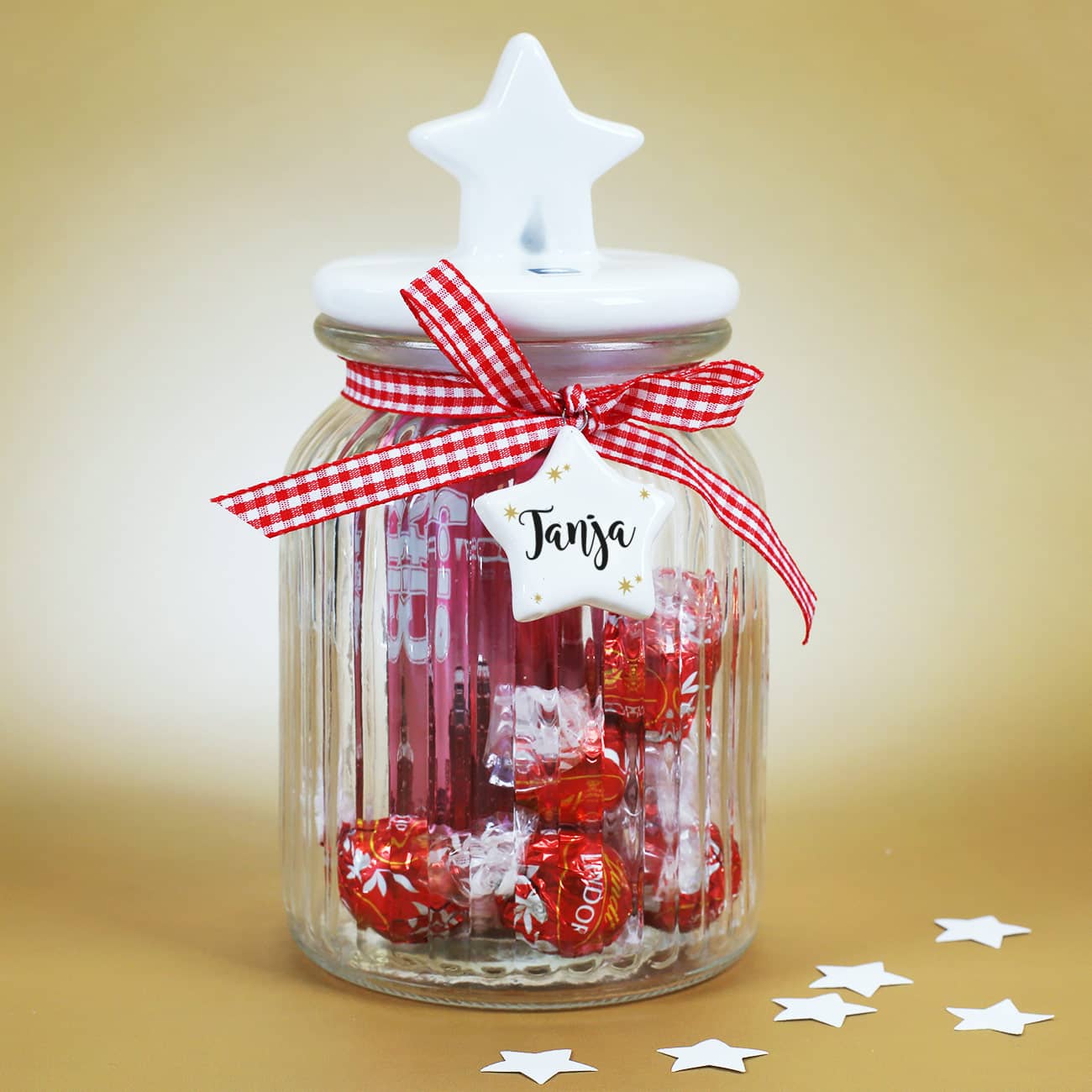 Weihnachtliches Geschenkset mit Füllung