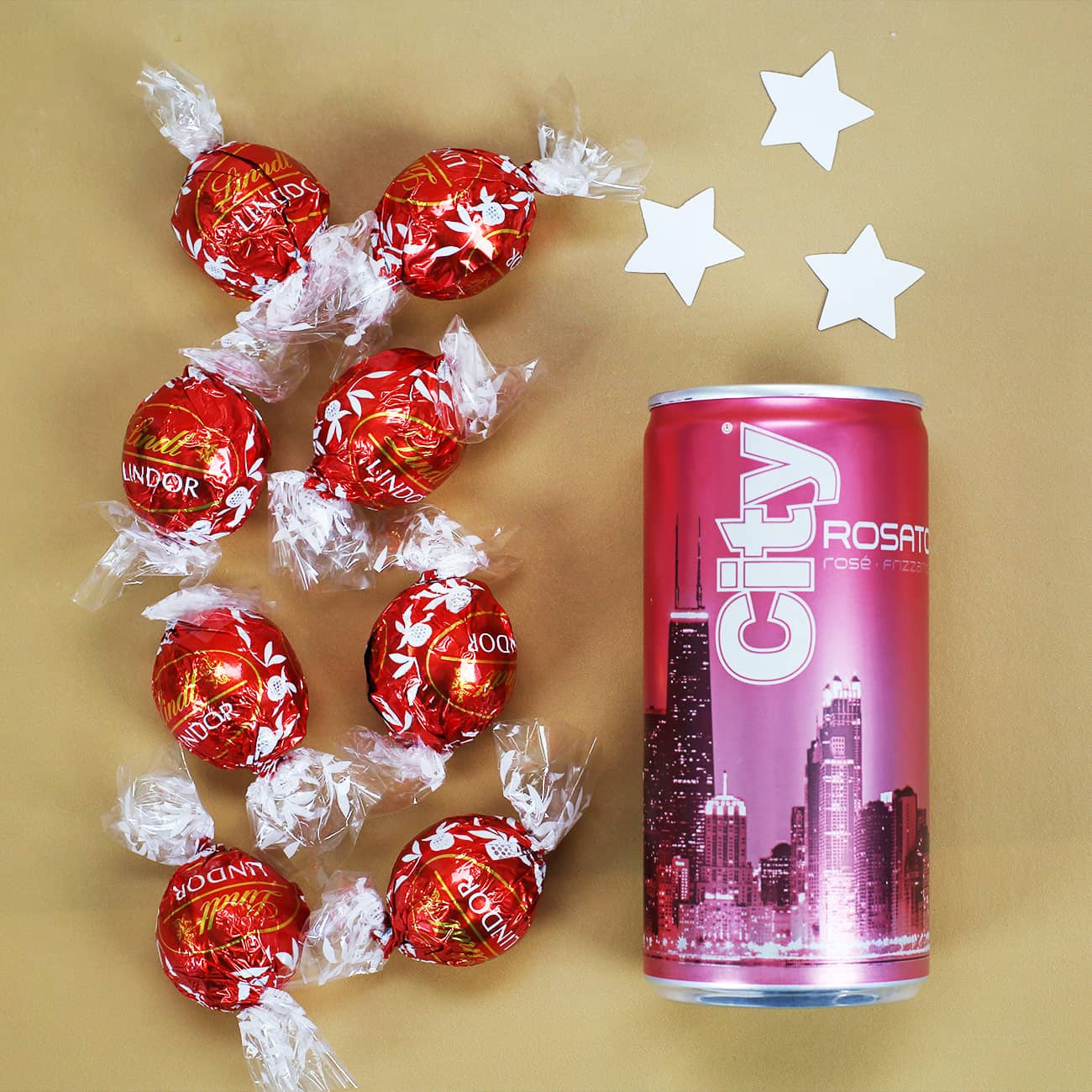 Weihnachtliches Geschenkset mit Füllung