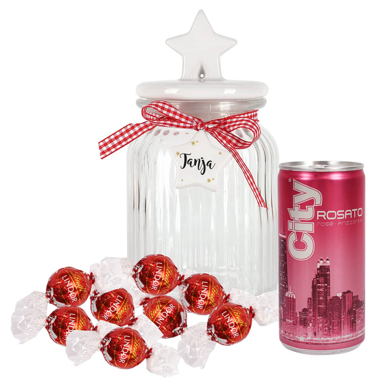 Weihnachtliches Geschenkset mit Füllung