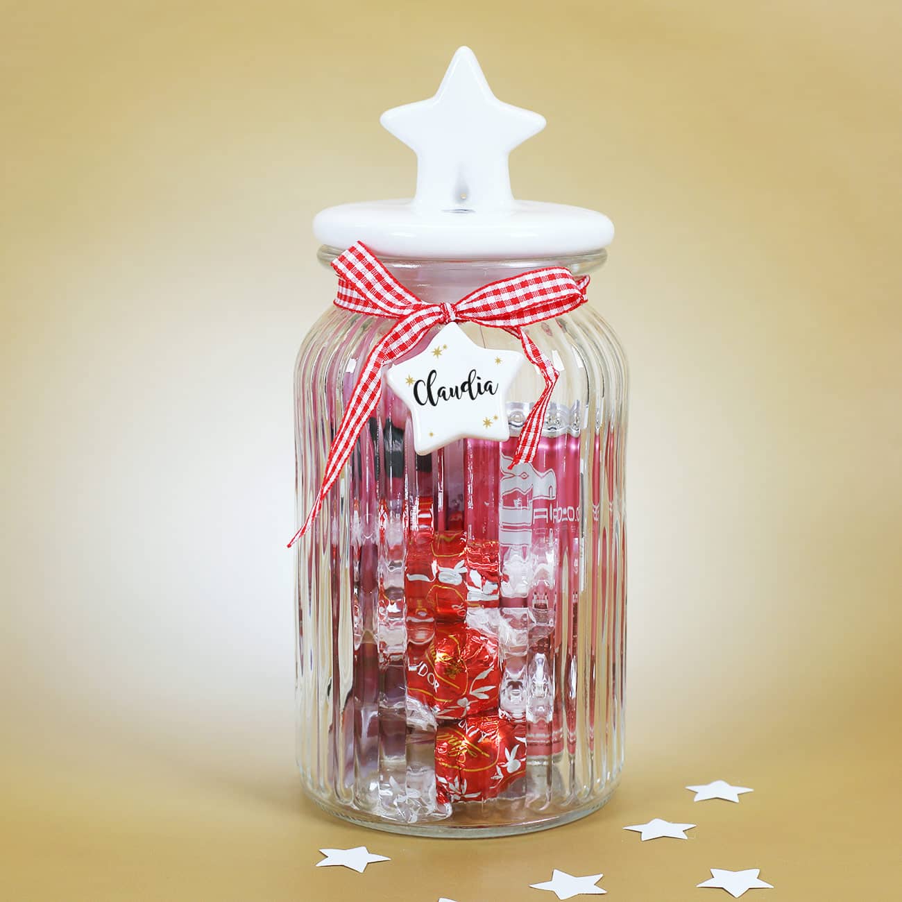 Weihnachtliches Geschenkset mit Füllung