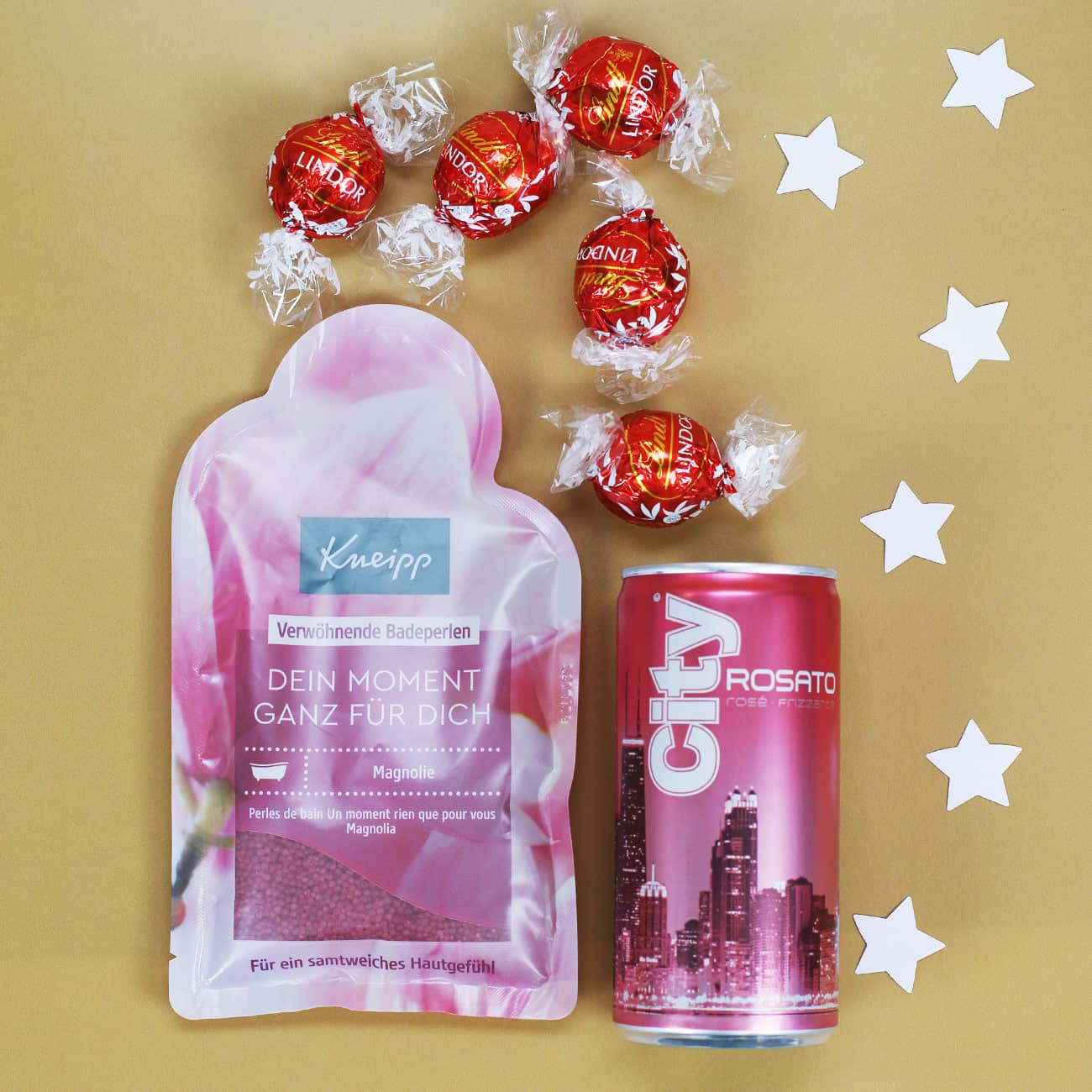 Weihnachtliches Geschenkset mit Füllung