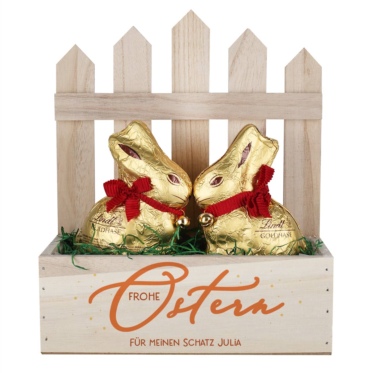 Bedruckt mit Text nach Wunsch