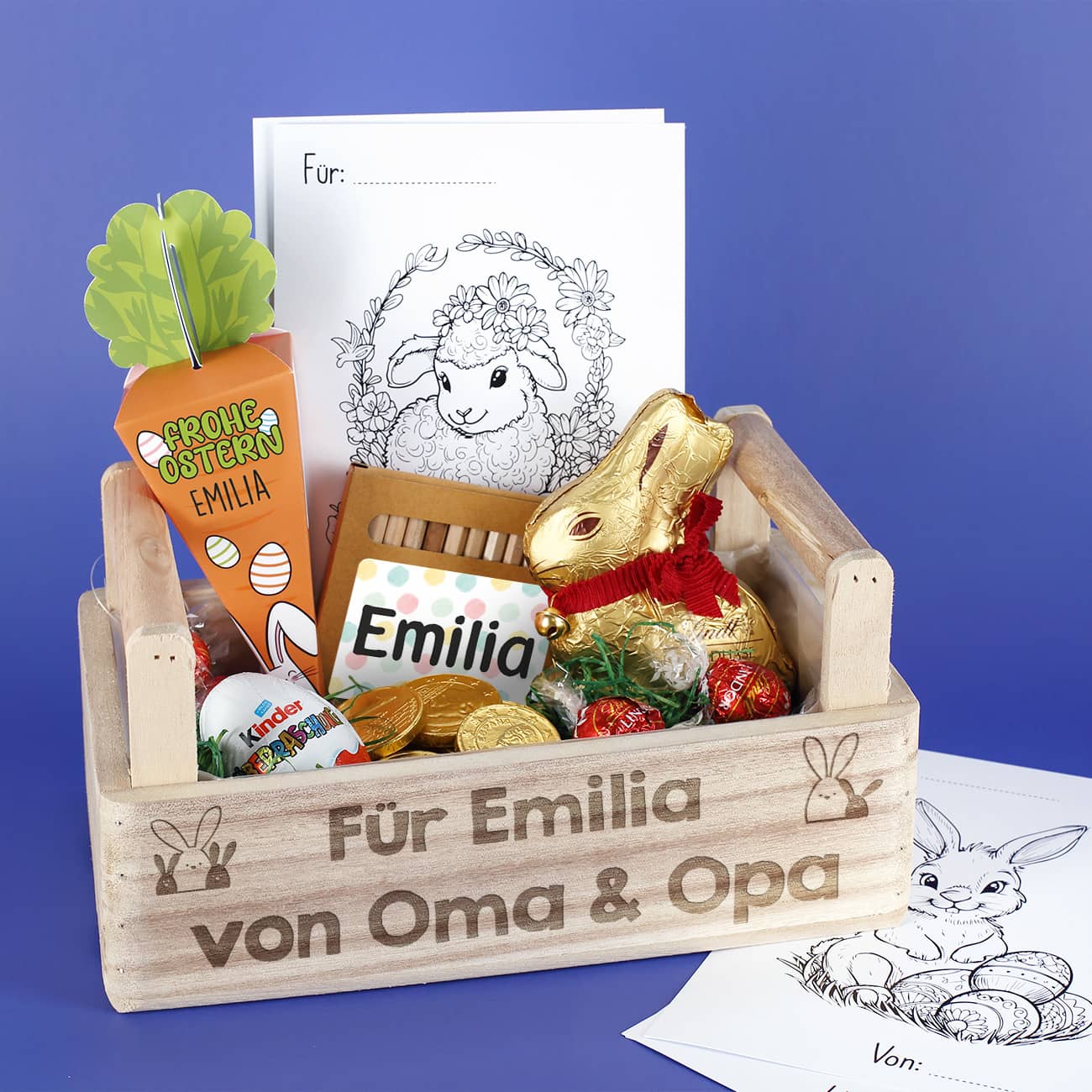 Mit Name & Text personalisiert