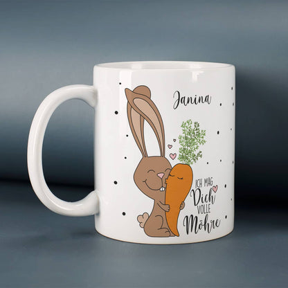 Geschenkset zu Ostern mit Tasse und Schokolade