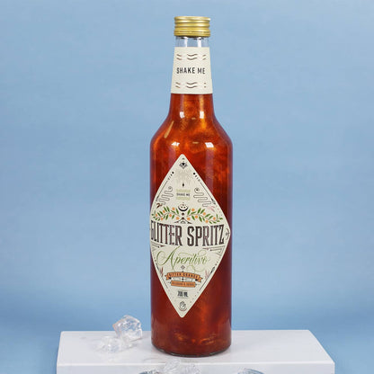 Flasche Glitter Spritz Aperitivo