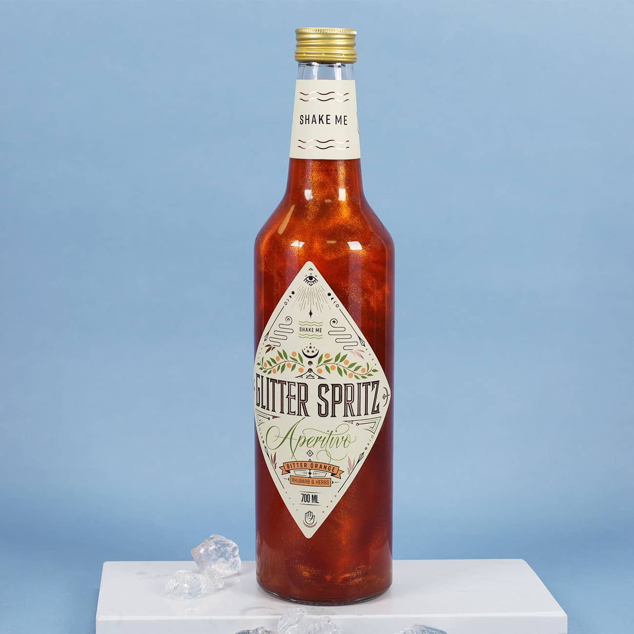 Glitter Spritz als origineller Aperitif