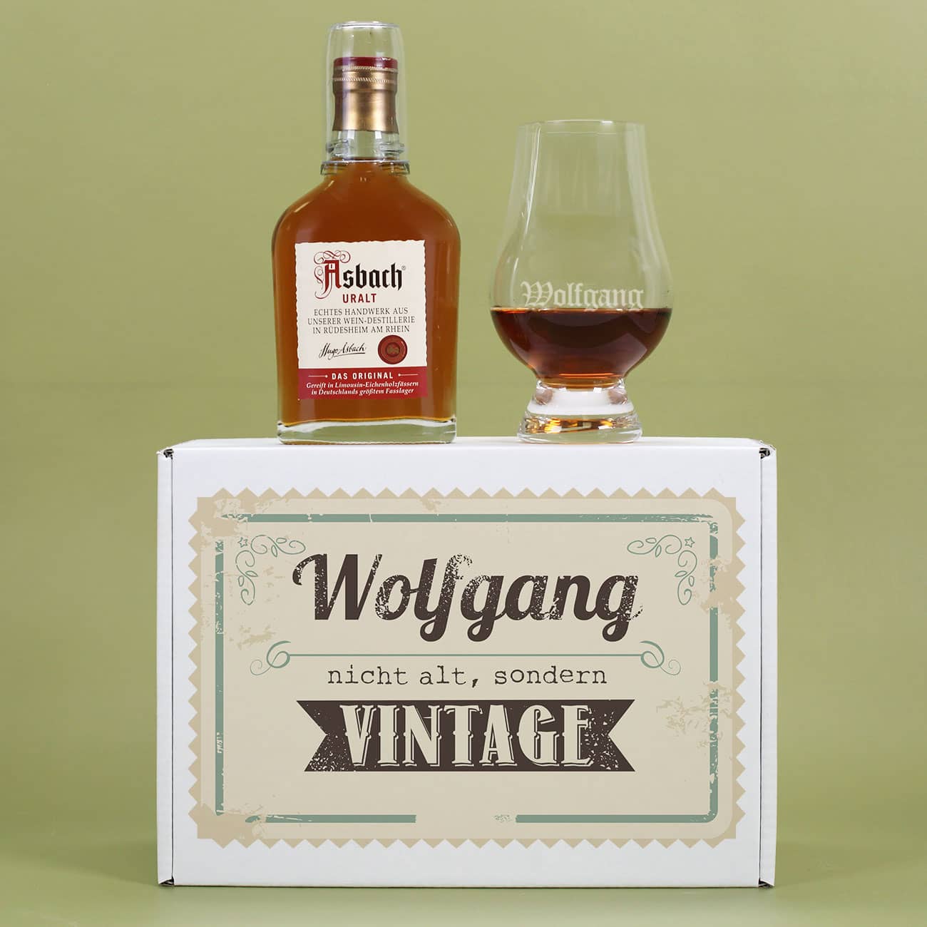 Lustiges Geschenkset zum Geburtstag personalisiert mit Name