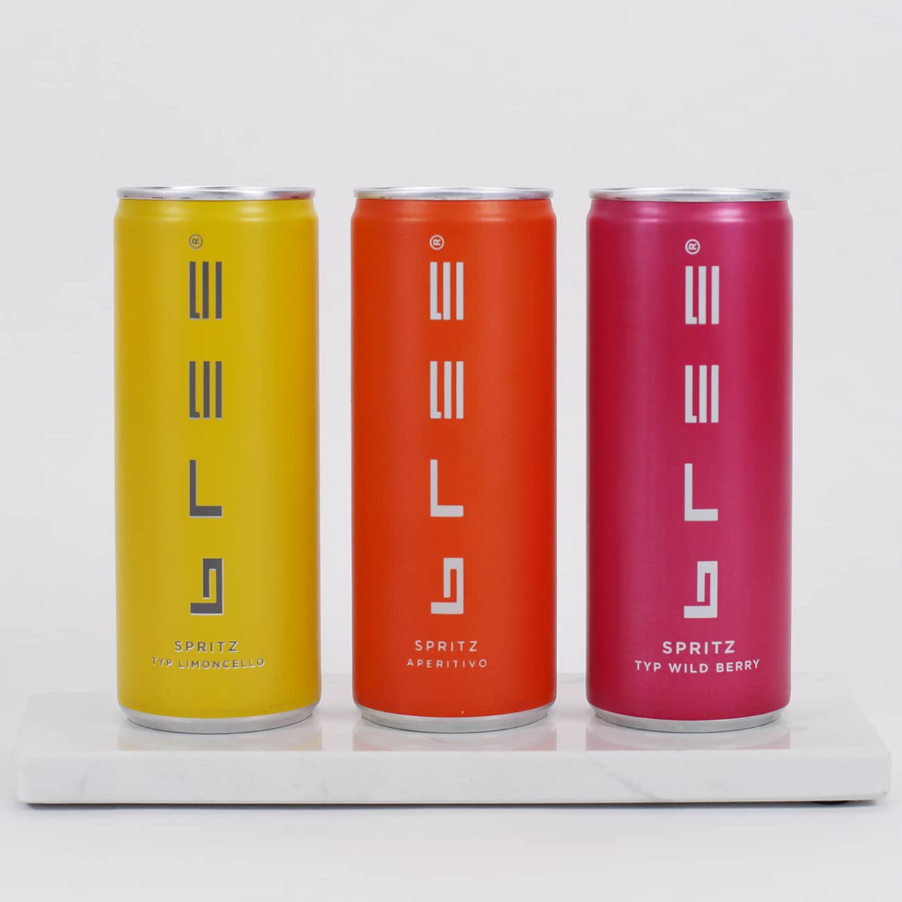 Drei Bree Spritz Sorten