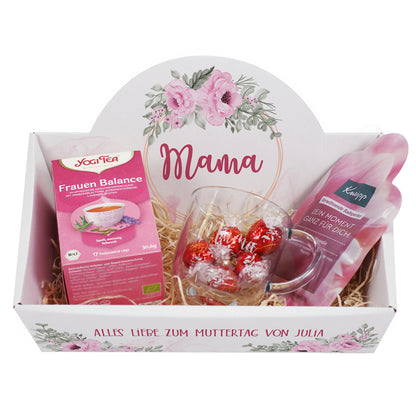 Personalisierter Geschenkkorb mit tollem Inhalt