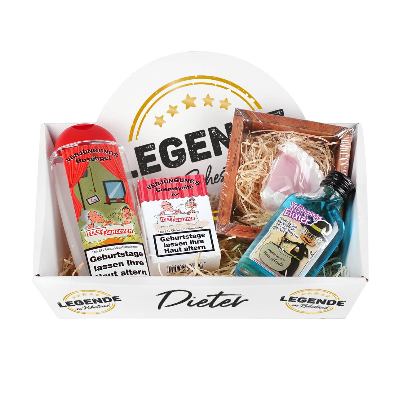 Geschenkset zum Ruhestand