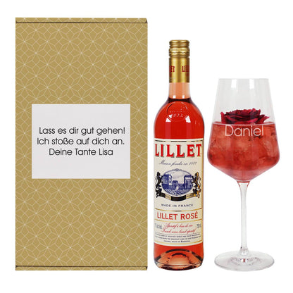 Personalisiertes Geschenkset mit Lillet