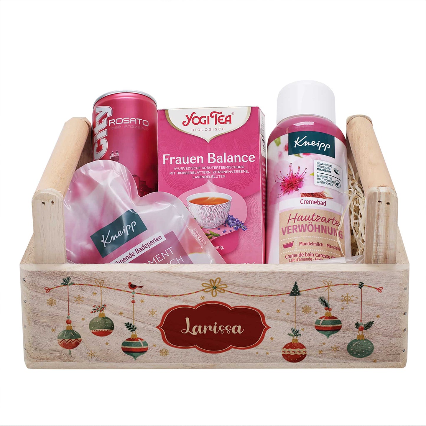 Weihnachtlicher Geschenkkorb für Frauen