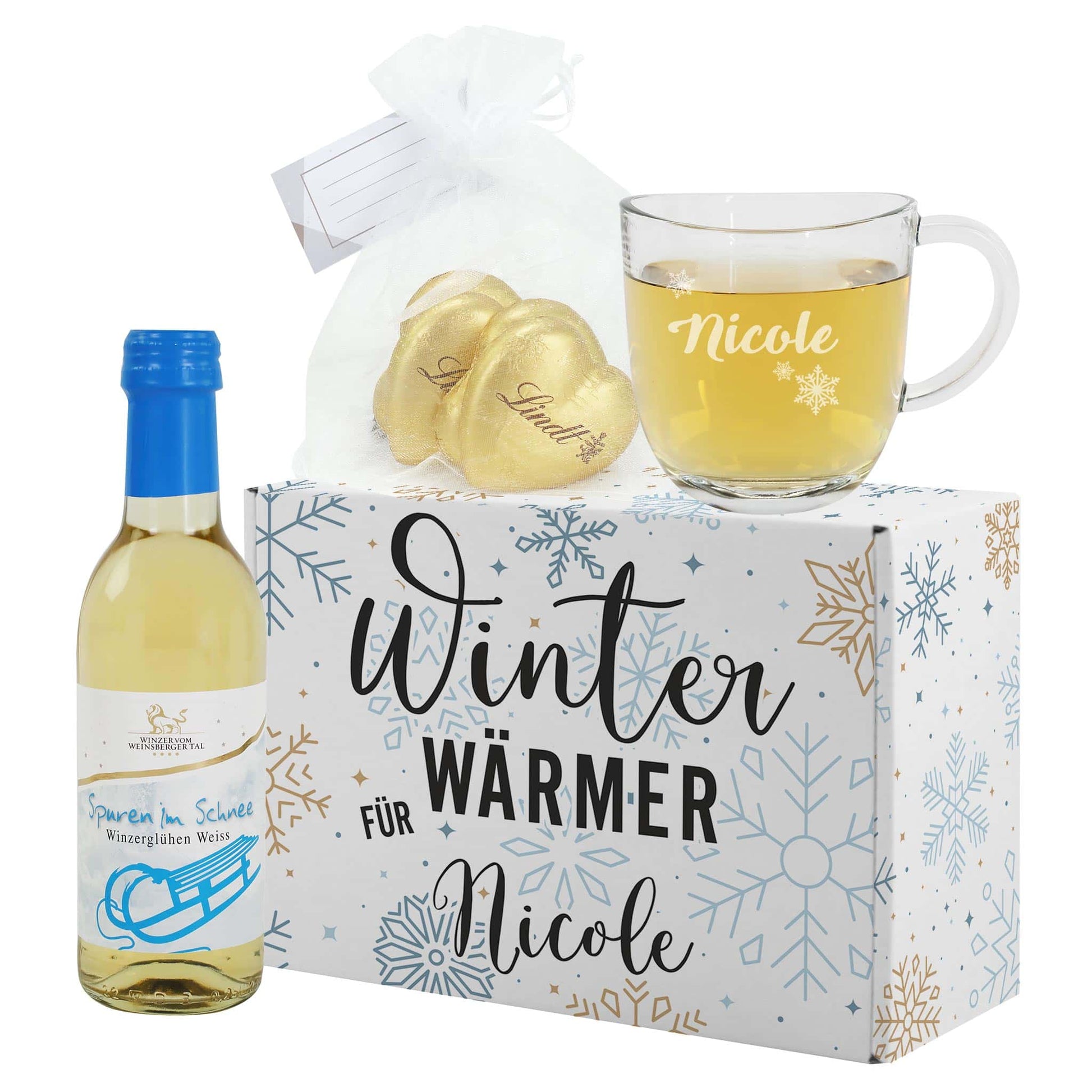Personalisiertes Glühwein Geschenkset zu Weihnachten
