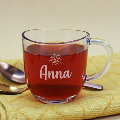 Graviertes Glühweinglas