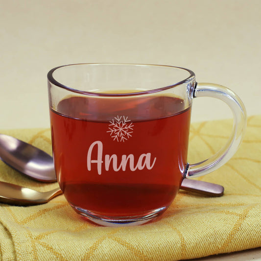 Graviertes Glühweinglas