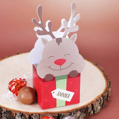 Lindor Kugeln in Rentier Verpackung