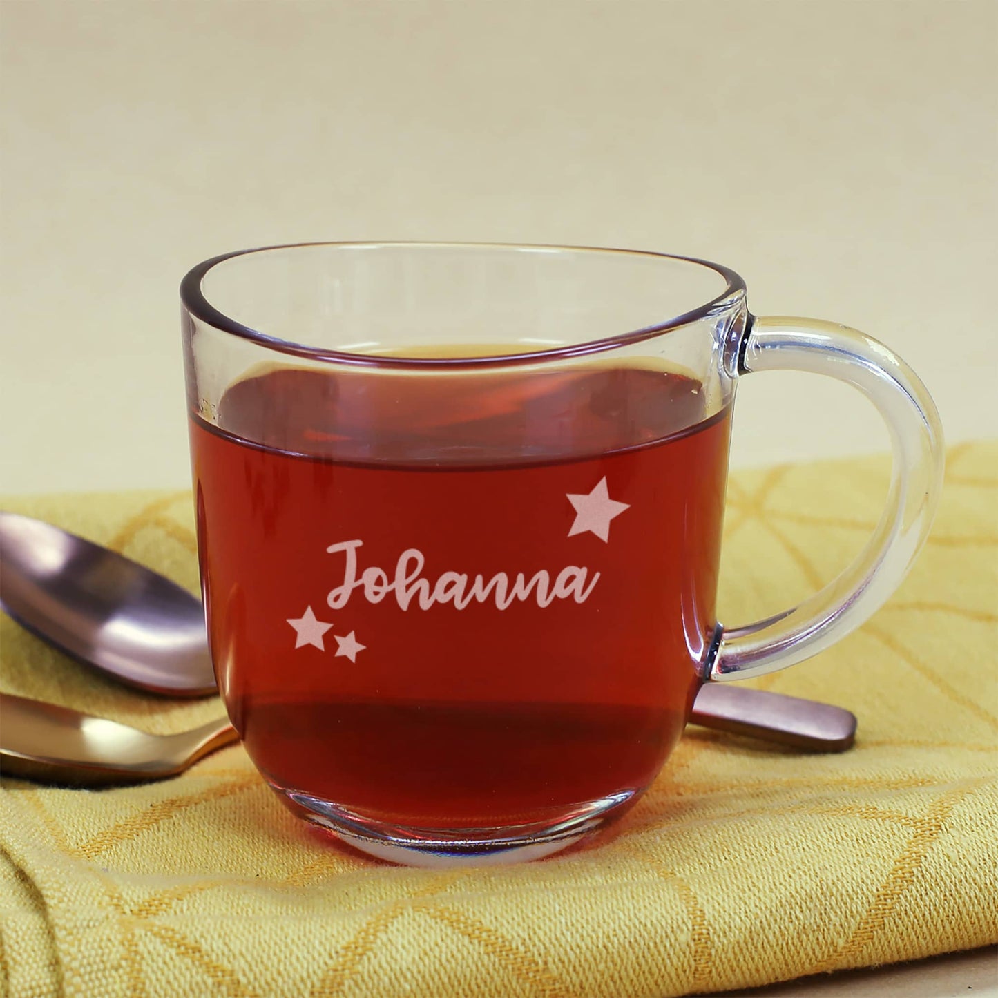 Teeglas von Leonardo mit Namensgravur